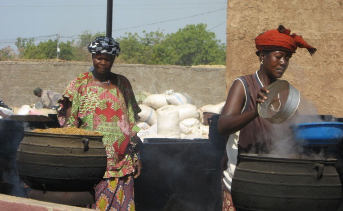 Vaporizadoras de arroz en Burkina Faso