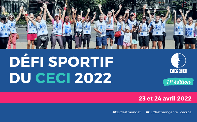 Défi sportif du CECI 2022 - Donnez pour changer des vies !