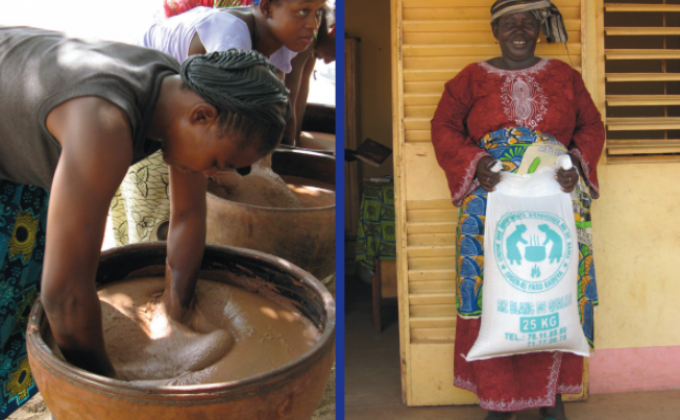 Fortalecimiento del poder económico de las mujeres. El caso del sector de karité y de la vaporización de arroz en Burkina Faso